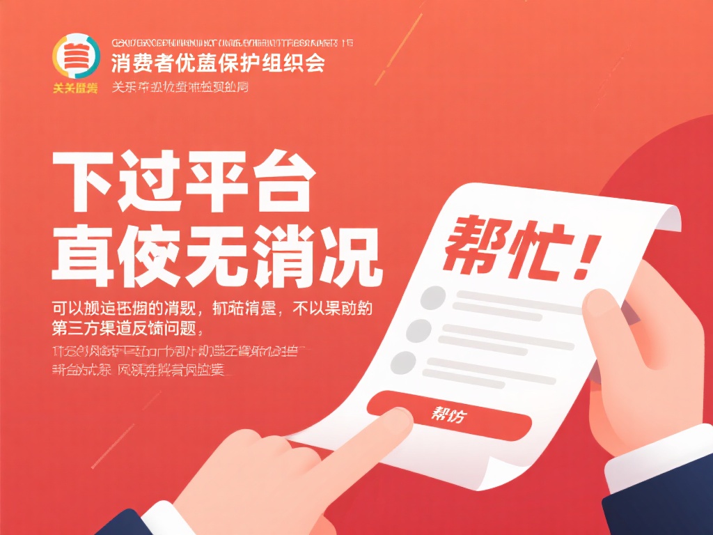 其次，如果平台迟迟不予解决，可以尝试通过第三方投诉